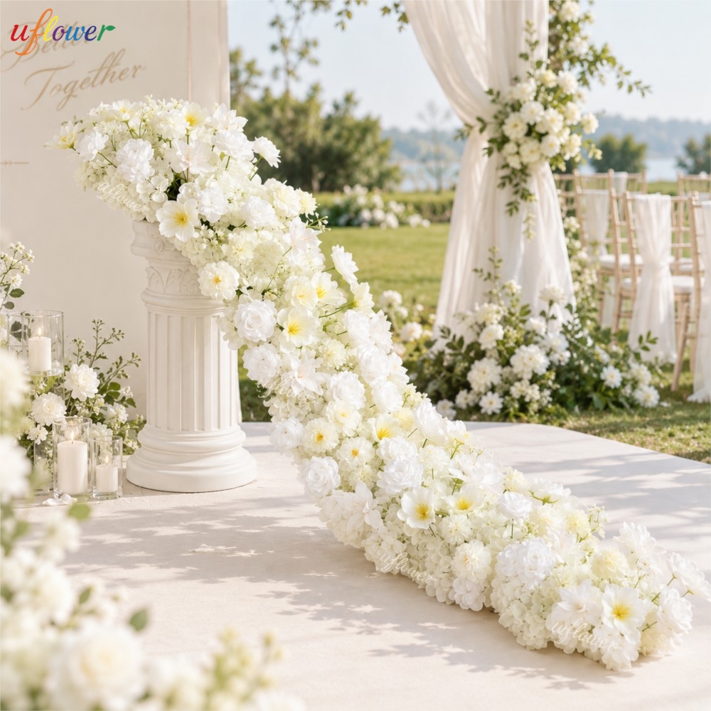 Uflower – sztuczna girlanda z  – Table Runner recenzja i cena