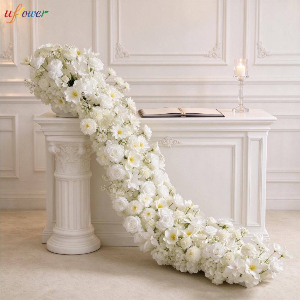 Uflower – sztuczna girlanda z  – Table Runner recenzja i cena