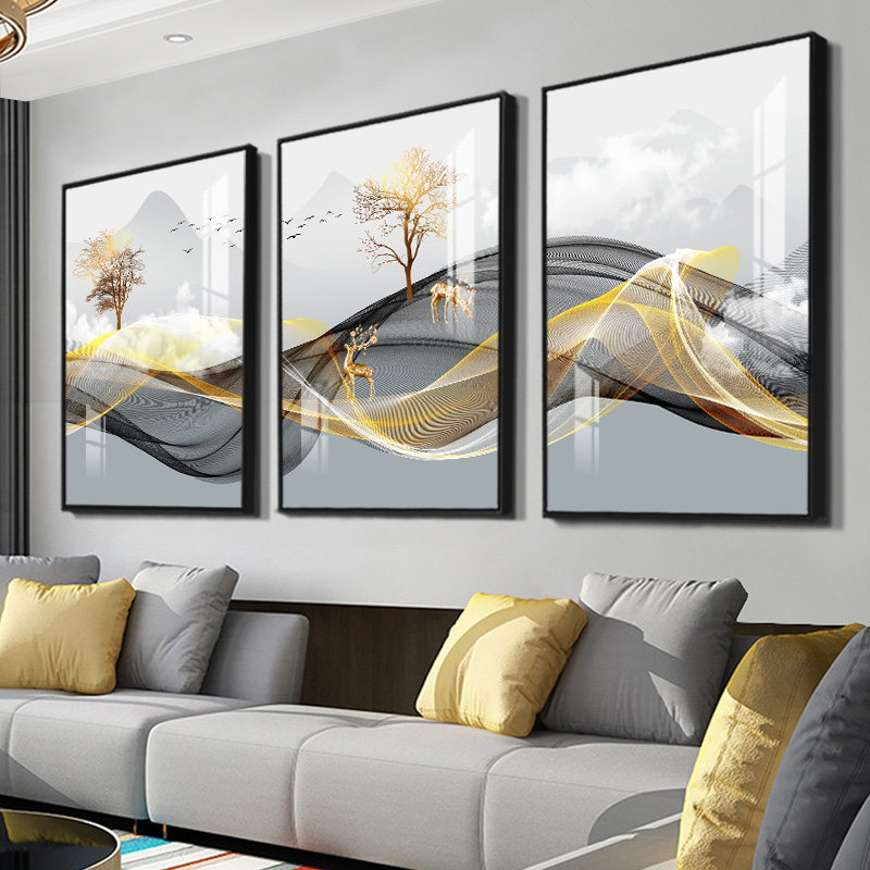 3 szt./zestaw Bezramowe 3 Nord – Abstract Canvas Set recenzja i cena