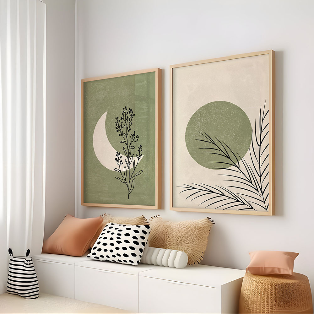 2 szt./zestaw Boho Plakat na p – Abstract Canvas Set recenzja i cena