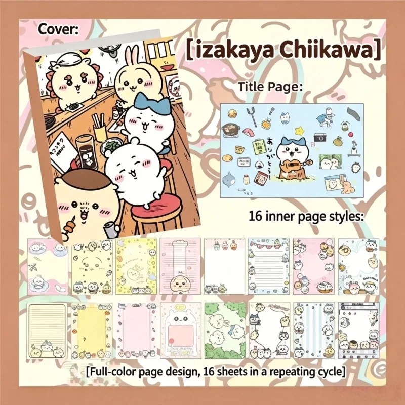 Chiikawa – uroczy notatnik z 8 – Wall Sticker recenzja i cena