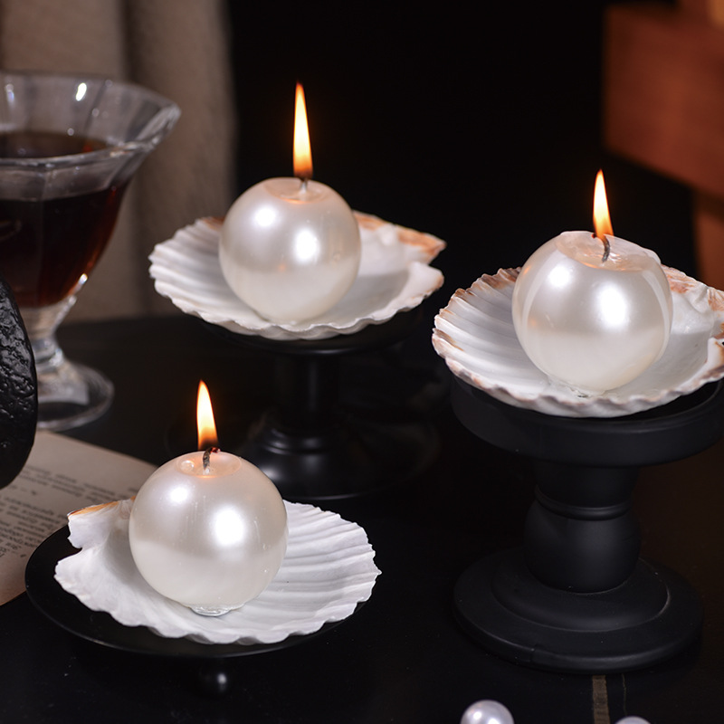 Eleganckie świece z perłowymi  – Candle Holder Decor recenzja i cena
